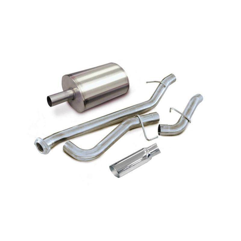 Corsa 1999-2007 Chevrolet Silverado Ext. Cab/Short Bed 1500 4.8L V8 Polished Sport Cat-Back Exhaust-SR1 Performance