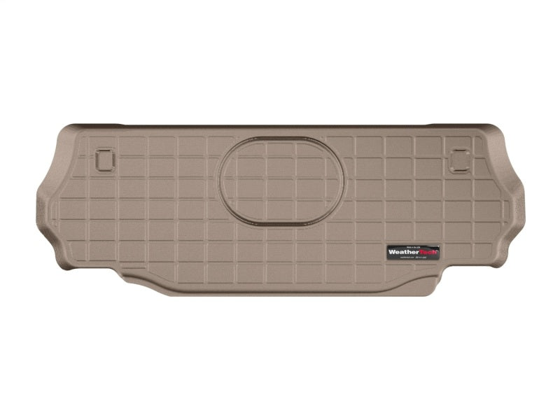 WeatherTech 15-16 Jeep Wrangler Cargo Liner in Tan – Complete Trunk Protection with Raised Lip and Textured Finish