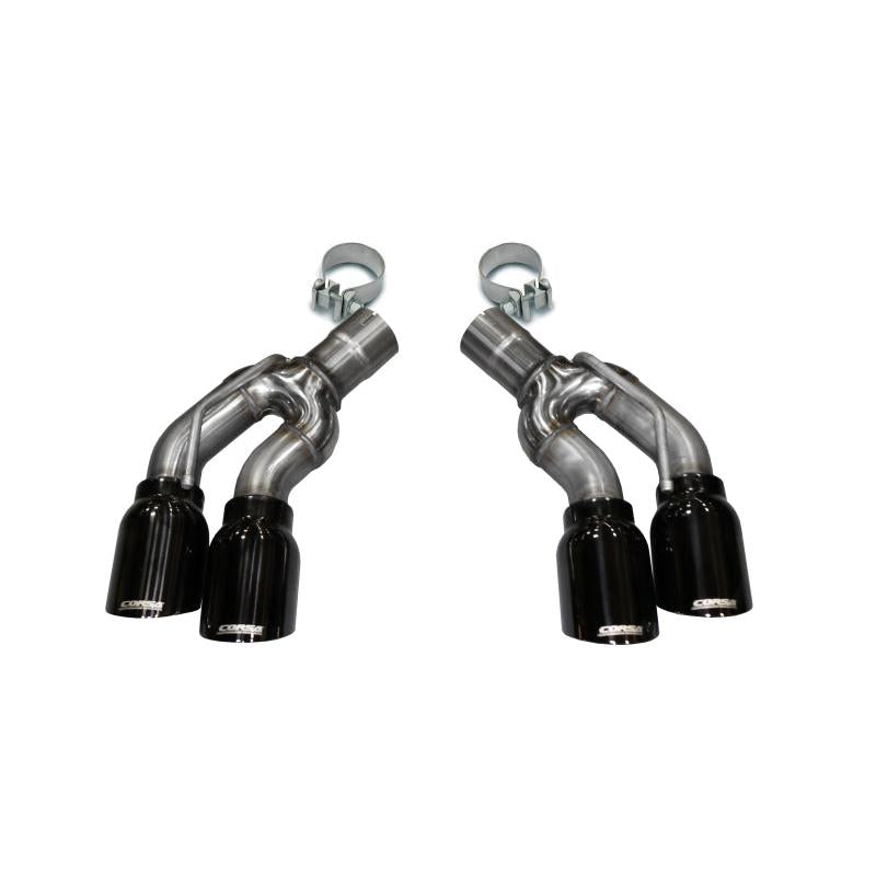 Corsa 2016-2019 Cadillac CTS-V 2.75in Inlet / 4.0in Outlet Black PVD Tip Kit (For Corsa ExhaustOnly)-SR1 Performance