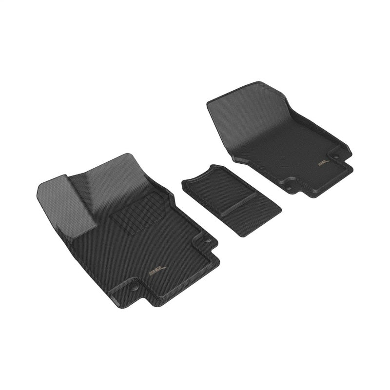 3D Maxpider 2023+ Hyundai Ioniq 5 Limited Kagu 1st Row Floormat - Black-SR1 Performance