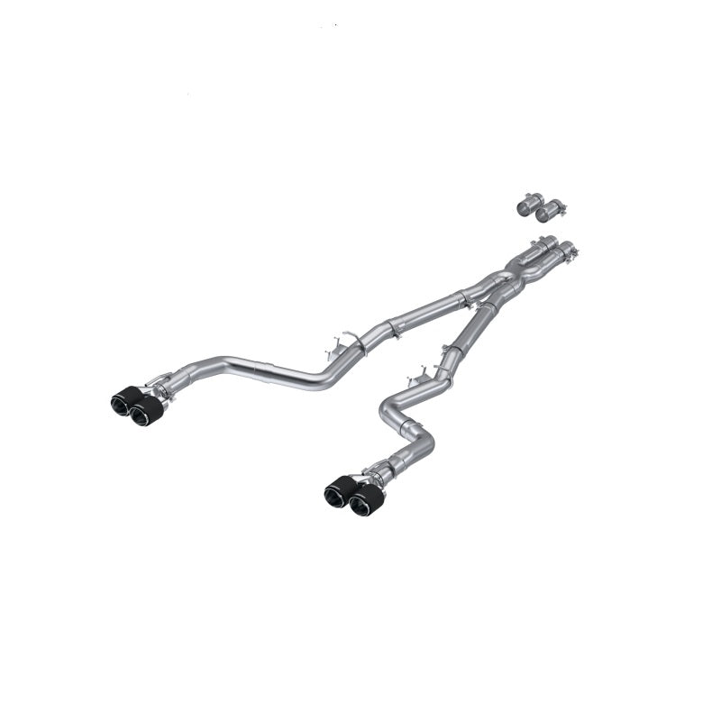 MBRP 15-Up Challenger 5.7 / 17-Up 6.2L/6.4L 3in Race Series Cat-Back w/ Quad Tips T304 Exhaust-SR1 Performance