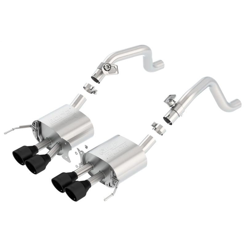 Borla 14-17 C7 Corvette Stingray Axle-Back ATAK Exhaust 2.75in to Muffler Dual 2.0in Out 4.25in Tip-SR1 Performance
