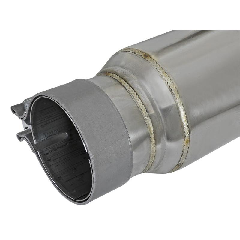 aFe MACH Force-Xp 304 Stainless Steel Resonator 2.5in Inlet/Outlet x 4in Dia x 15in Body x 19in L-SR1 Performance