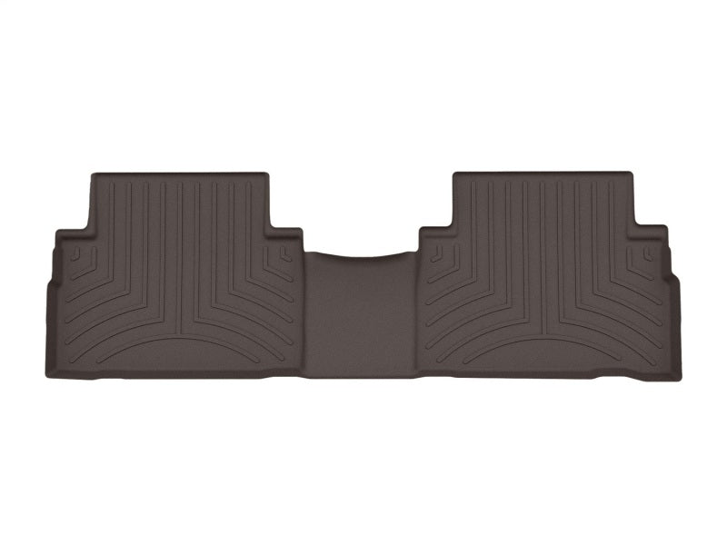 WeatherTech FloorLiner HP Rear for Hyundai Santa Fe 2021-2023 – Cocoa, Custom Fit, All-Weather Protection