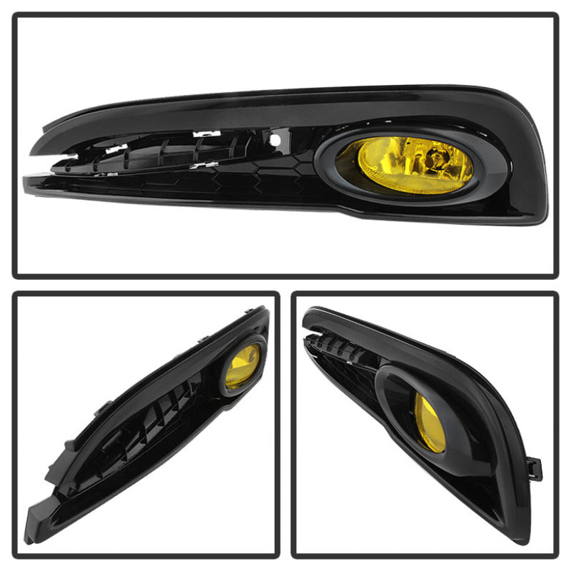 Spyder Honda Civic 2013-2014 4dr OEM Fog Light W/Switch Yellow FL-HC2013-4D-Y-SR1 Performance