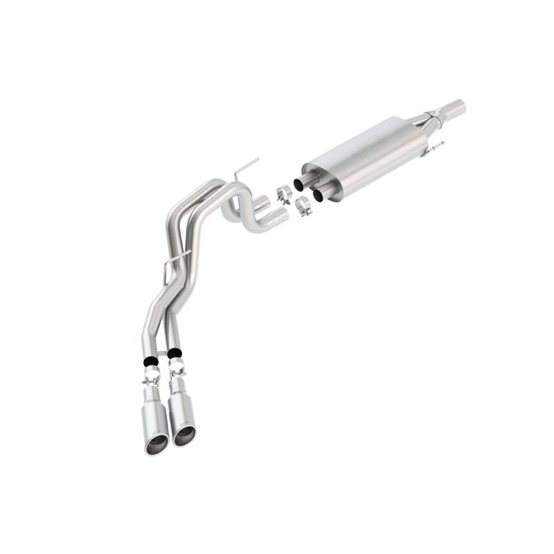 Borla 10-14 Ford F-150 SVT Raptor 6.2L-8cyl SS Catback Exhaust-SR1 Performance