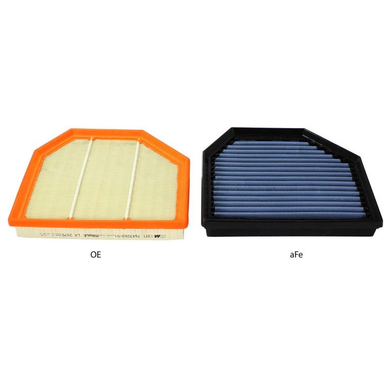 aFe MagnumFLOW OEM Replacement Air Filter PRO 5R 2015 BMW M3/M4 (F80/F82) 3.0L S55 (tt) Qty. 2-SR1 Performance