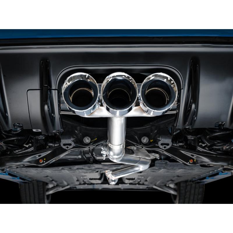 AWE Tuning 2023 Honda Civic Type R FL5 Track Edition Exhaust w/ Triple Chrome Silver Tips-SR1 Performance