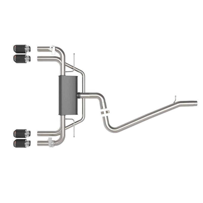 aFe MACHForce XP 3in-2.5in 304SS Exhaust Cat-Back 15-20 Audi S3 L4-2.0L (t) - Carbon Tips-SR1 Performance