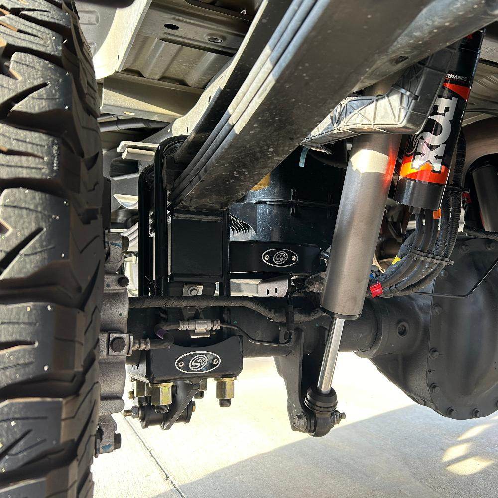 Under Axle Bar Mount, 3 1/2in & 4in Axle, U-Bolts Down - S&B