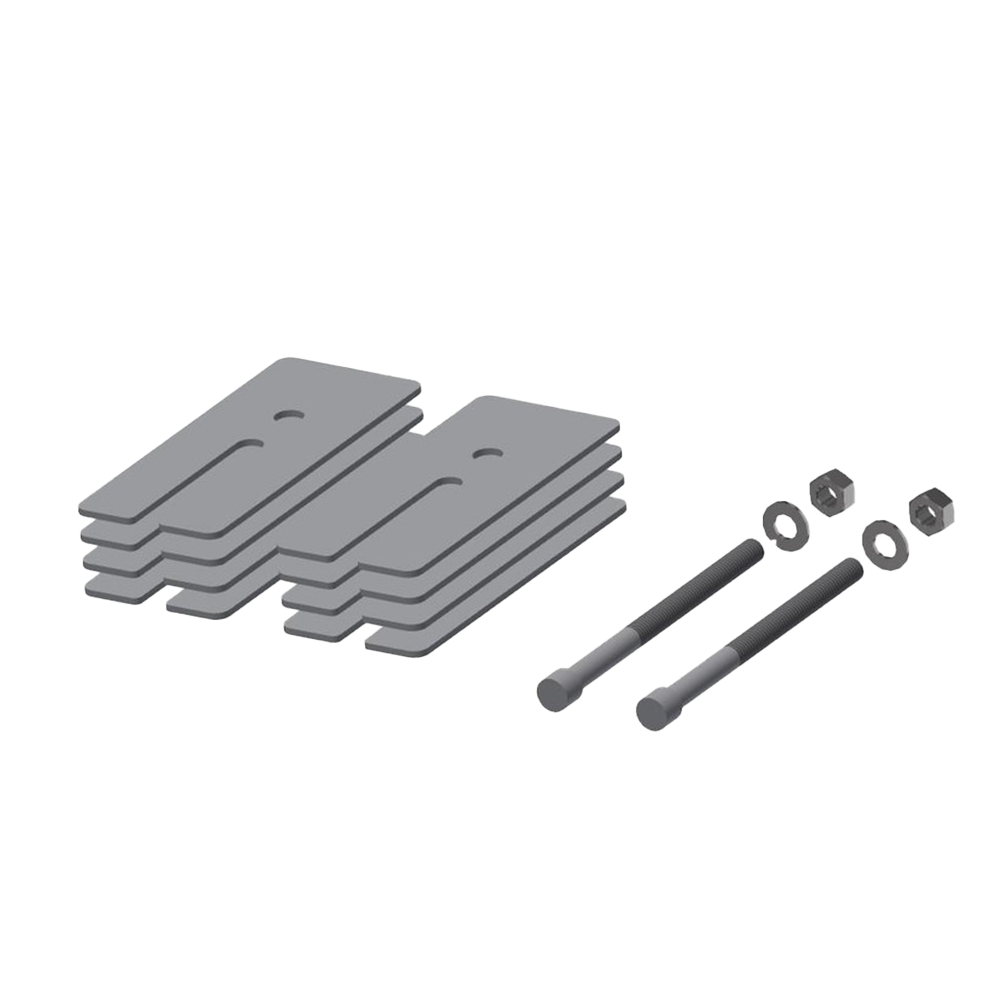 Set of an S&B Leaf Spring Shim Kit, 8 Qty 1/8" Shims