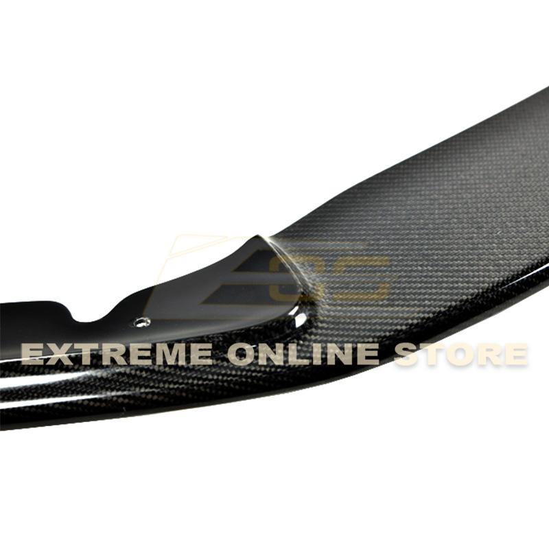 13-14 Ford Focus ST Carbon Fiber / Primer Black Front Splitter Lip - Extreme Online Store