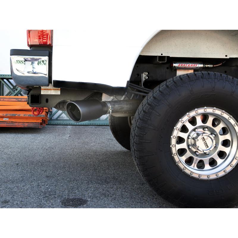 aFe MACHForce XP 4in Cat-Back SS-409 Exhaust w/ Black Tips 2017 Ford Super Duty F-250/F-350 V8-6.2L-SR1 Performance