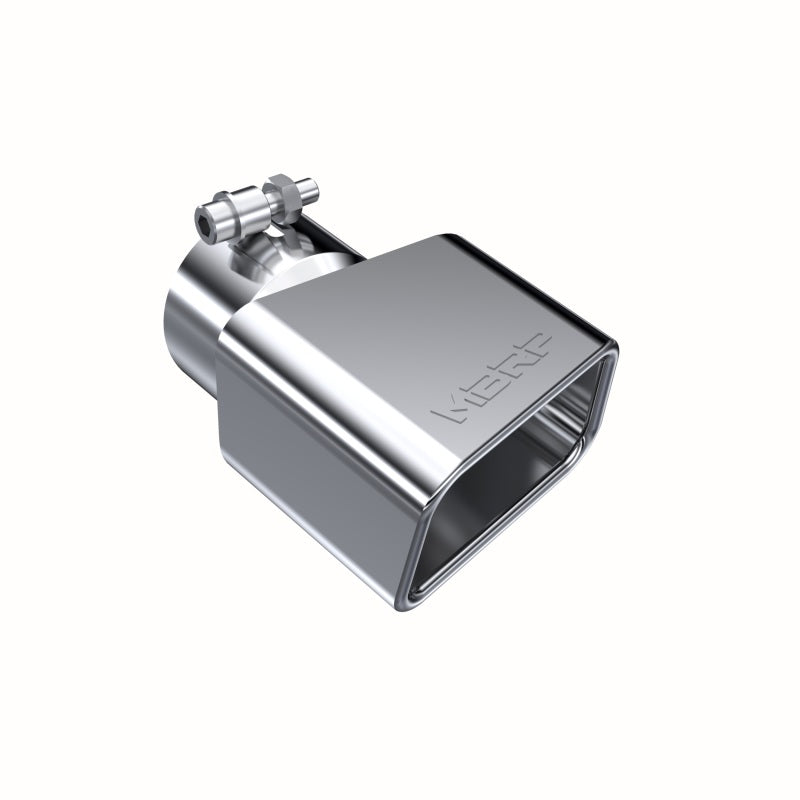 MBRP Universal Tip 4.50in x 2.75in ID Rectangle Angled Cut 3in OD Inlet 7in Lgth T304 Passenger Side-SR1 Performance