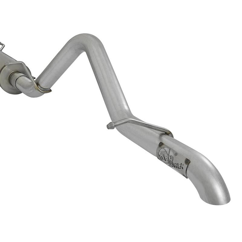 aFe Scorpion 2-1/2in Aluminized Steel Cat-Back Exhaust 07-18 Jeep Wrangler (JK) V6 3.6L/3.8L (2/4dr)-SR1 Performance