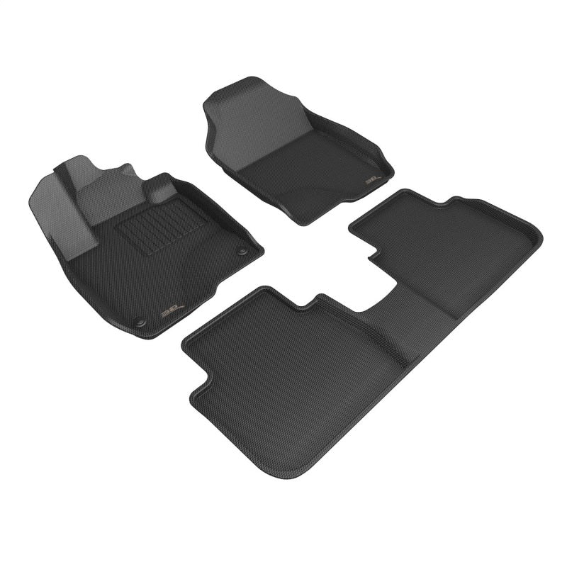 3D MAXpider 2022-2023 Honda HR-V 1st Row Floormat - Black-SR1 Performance