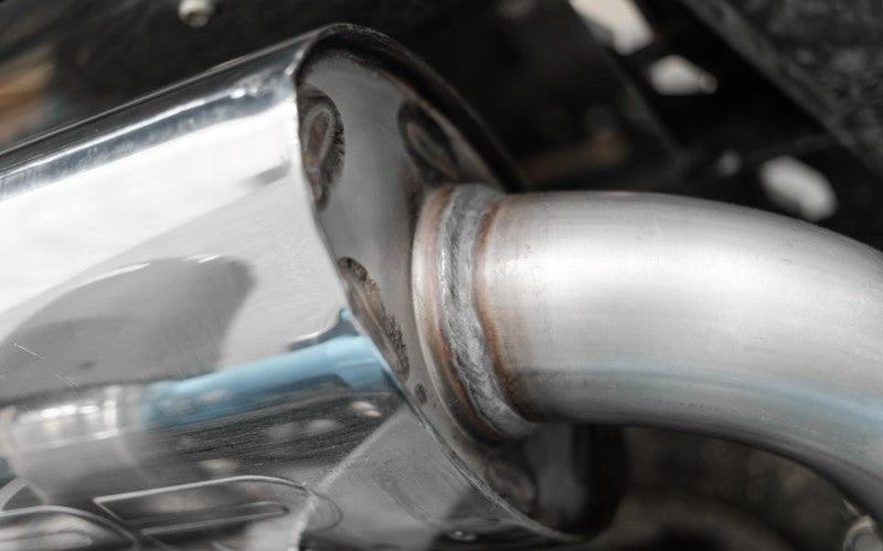 MBRP 17-21 Can-Am Maverick Turbo/Turbo R 2.5in Perf Series Chamber Oval Turbo Back Exhaust C/F Tip-SR1 Performance