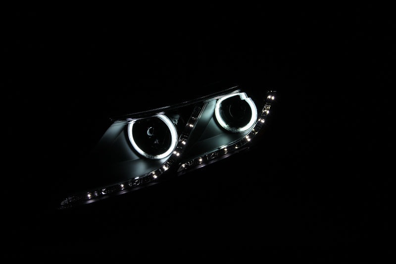 ANZO 2011-2013 Kia Optima Projector Headlights w/ Halo Black (CCFL)-SR1 Performance