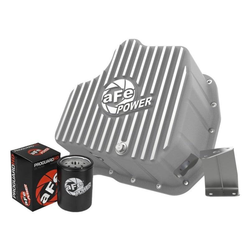 aFe Power 11-16 GM Diesel 2500HD / 3500HD V8-6.6L (TD) Street Series Engine Oil Pan Raw w/ Machined-SR1 Performance