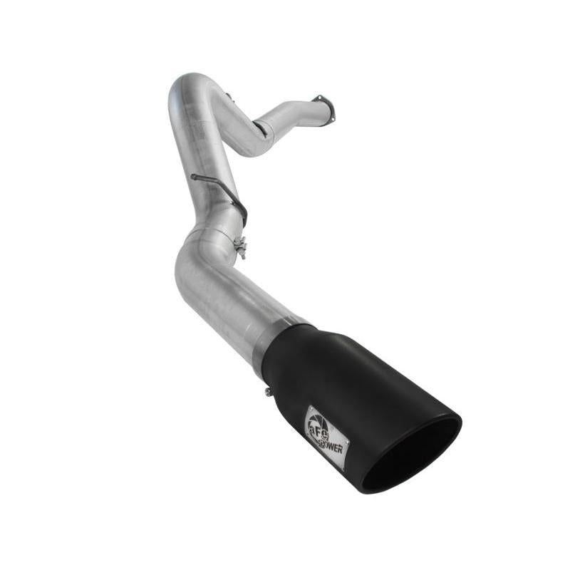 aFe Atlas Exhaust 5in DPF-Back Al Steel 07.5-10 GM Diesel Trucks V8-6.6L (td) LMM (Blk Tip)-SR1 Performance