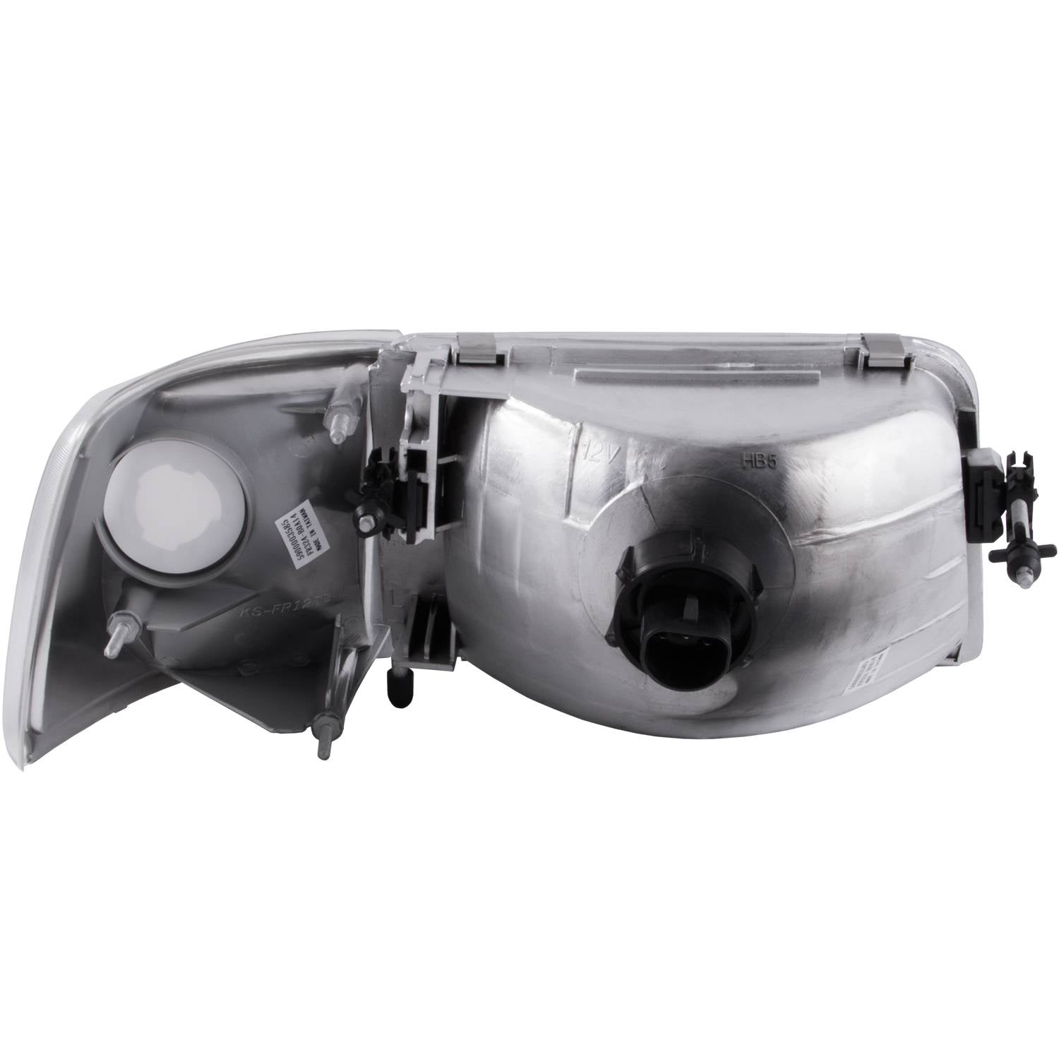 FORD RANGER 93-97 CRYSTAL HEADLIGHTS CHROME W/ CORNER LIGHT 2PC