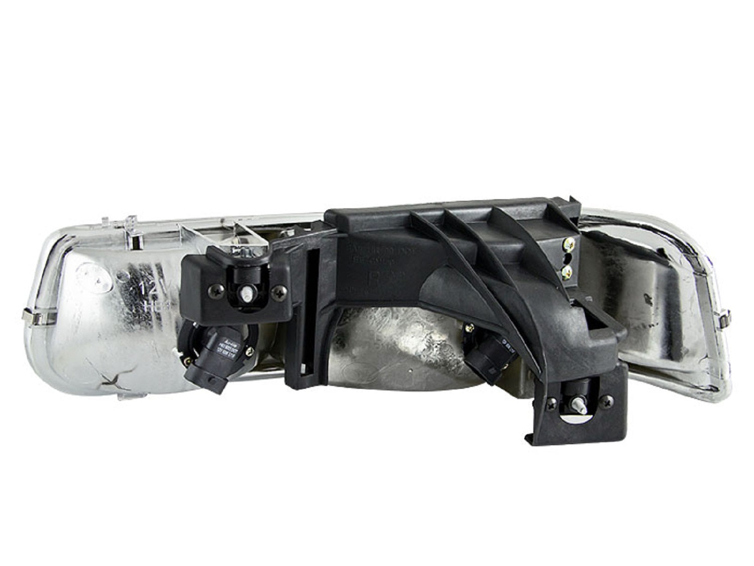 CHEVY SILVERADO 1500/2500 99-02 / 3500 01-02 / SUBURBAN/TAHOE 00-06 CRYSTAL HEADLIGHTS BLACK