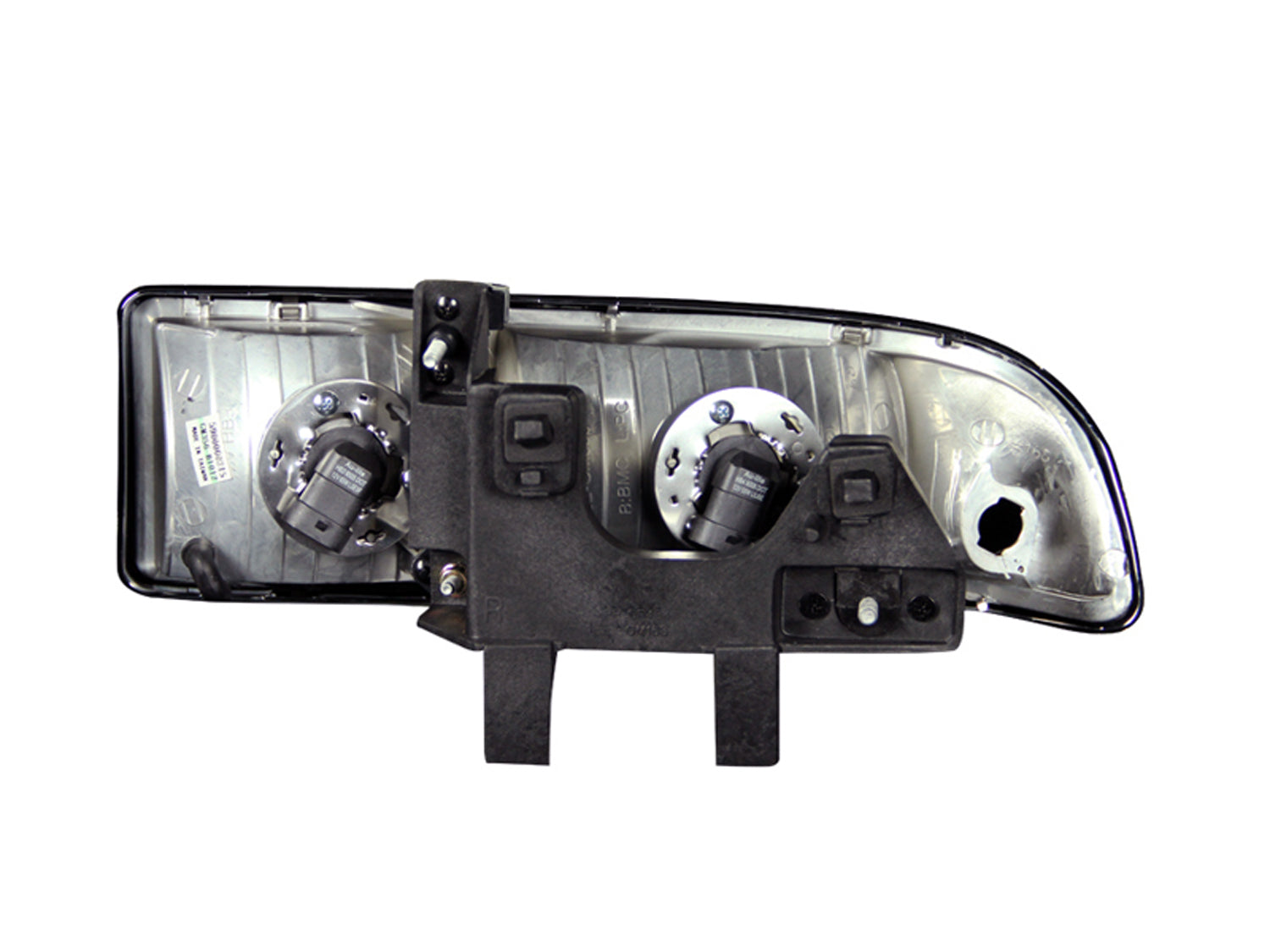 CHEVY S-10 / S-10 BLAZER 98-04 CRYSTAL HEADLIGHTS BLACK