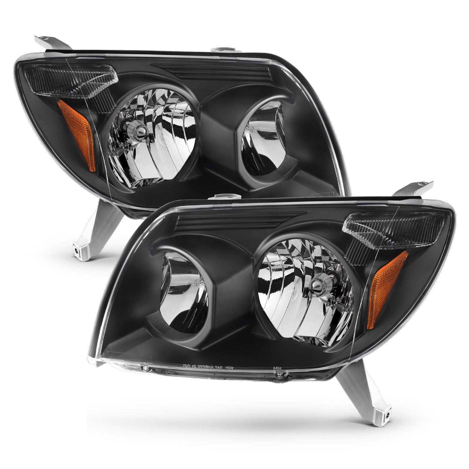 TOYOTA 4RUNNER 03-05 CRYSTAL HEADLIGHTS BLACK