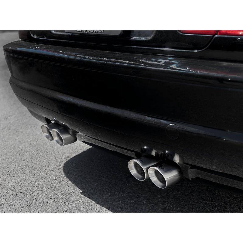 aFe MACH Force-Xp 2.5in 304 SS Cat-Back Exhaust w/ Polished Tips 01-06 BMW M3-SR1 Performance