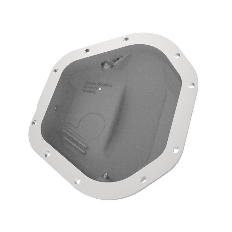afe Front Differential Cover (Raw; Street Series); Ford Diesel Trucks 94.5-14 V8-7.3/6.0/6.4/6.7L-SR1 Performance