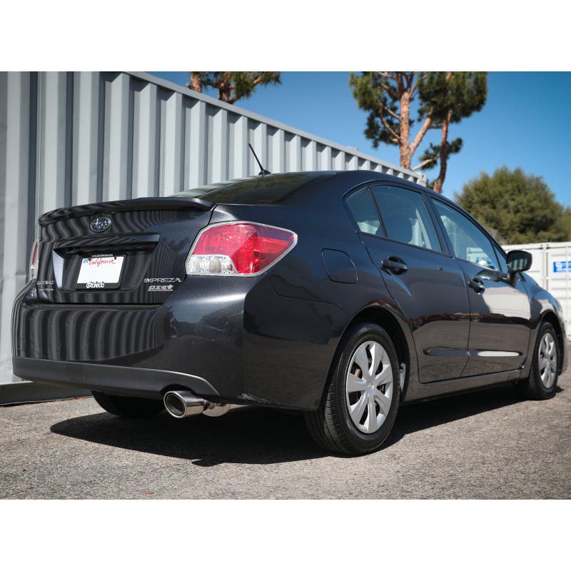 aFe POWER Takeda 12-16 Subaru Impreza 2.0L 2.5in 304SS CB Exhaust w/ Polished Tips-SR1 Performance