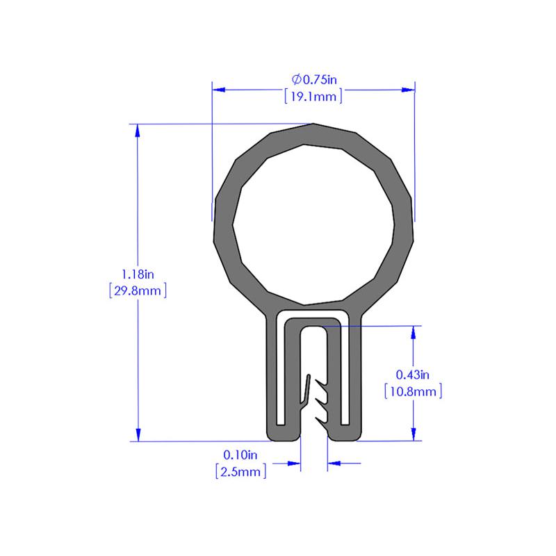 aFe MagnumFORCE Spare Parts Trim Seal Kit (1/16IN X 3/4IN) x 36IN L-SR1 Performance
