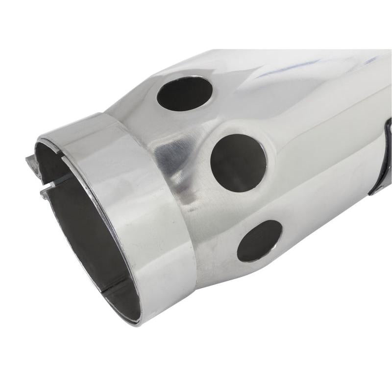 aFe Power Intercooled Tip Stainless Steel - Polished 4in In x 5in Out x 12in L Bolt-On-SR1 Performance