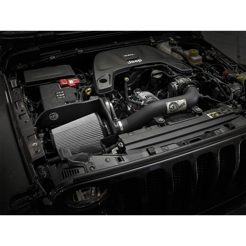 aFe Magnum FORCE Stage-2 XP Pro DRY S Cold Air Intake System 2018+ Jeep Wrangler (JL) V6 3.6L-SR1 Performance