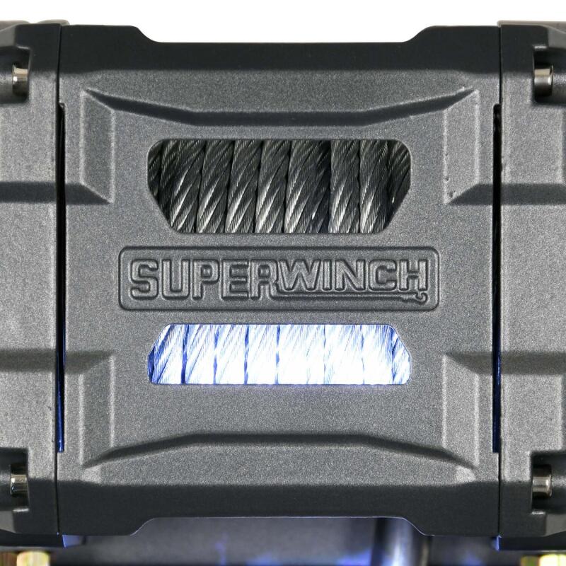 Superwinch 4500 LBS 12V DC 15/64in x 40ft Steel Rope Roller Fairlead SP 45 Winch-SR1 Performance