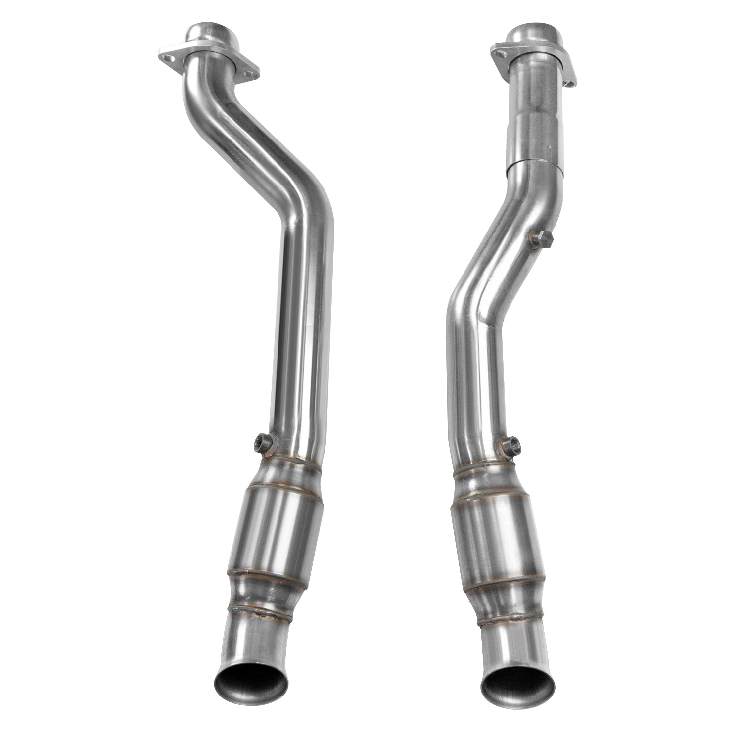 3" SS GREEN Catted OEM Connections. 2011-2020 WK2 Jeep/Durango 5.7L.