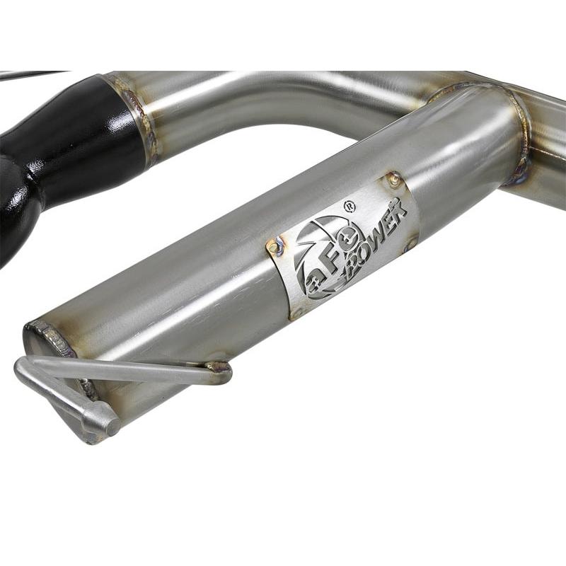 aFe MACHForce XP 08-13 BMW 135i L6-2.0L N54/N55 3in. 304 SS Axle-Back Exhaust w/Black Tips-SR1 Performance
