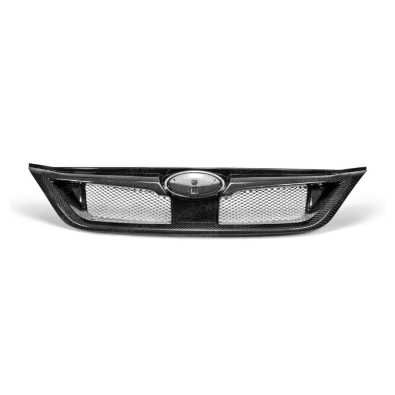 Seibon Carbon Fiber Front Grill for 2011-2014 Subaru Impreza WRX STI - Stylish and Lightweight Upgrade