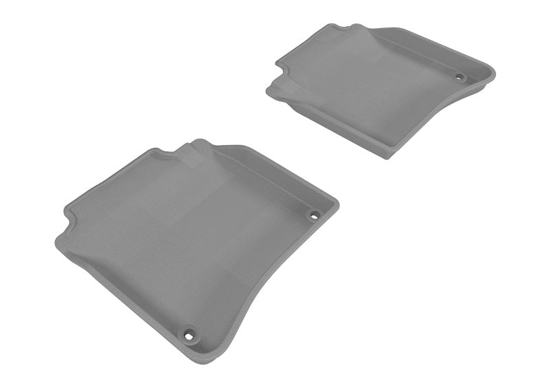 3D MAXpider 2014-2019 Mercedes-Benz S-Class W222 Kagu 2nd Row Floormats - Gray-SR1 Performance