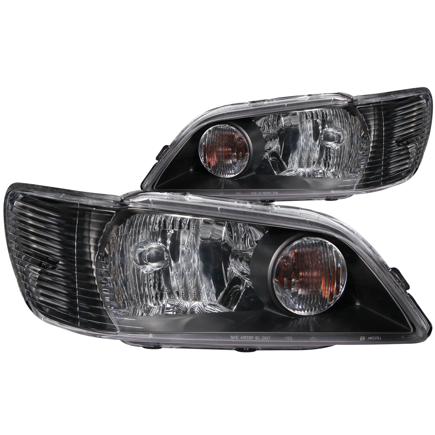 MITSUBISHI LANCER 02-03 CRYSTAL HEADLIGHTS BLACK