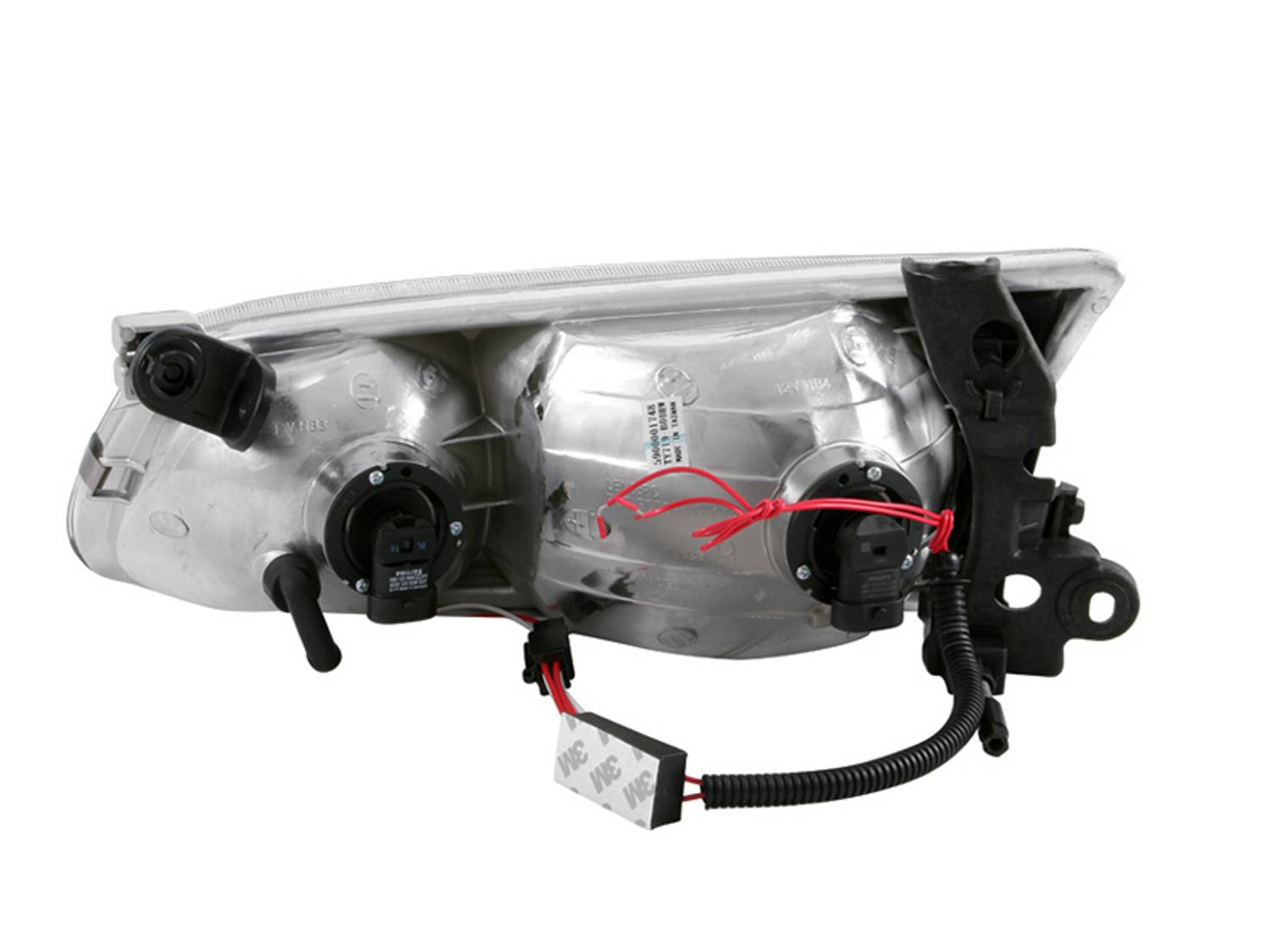 TOYOTA CAMRY 00-01 4DR CRYSTAL HALO HEADLIGHTS CHROME