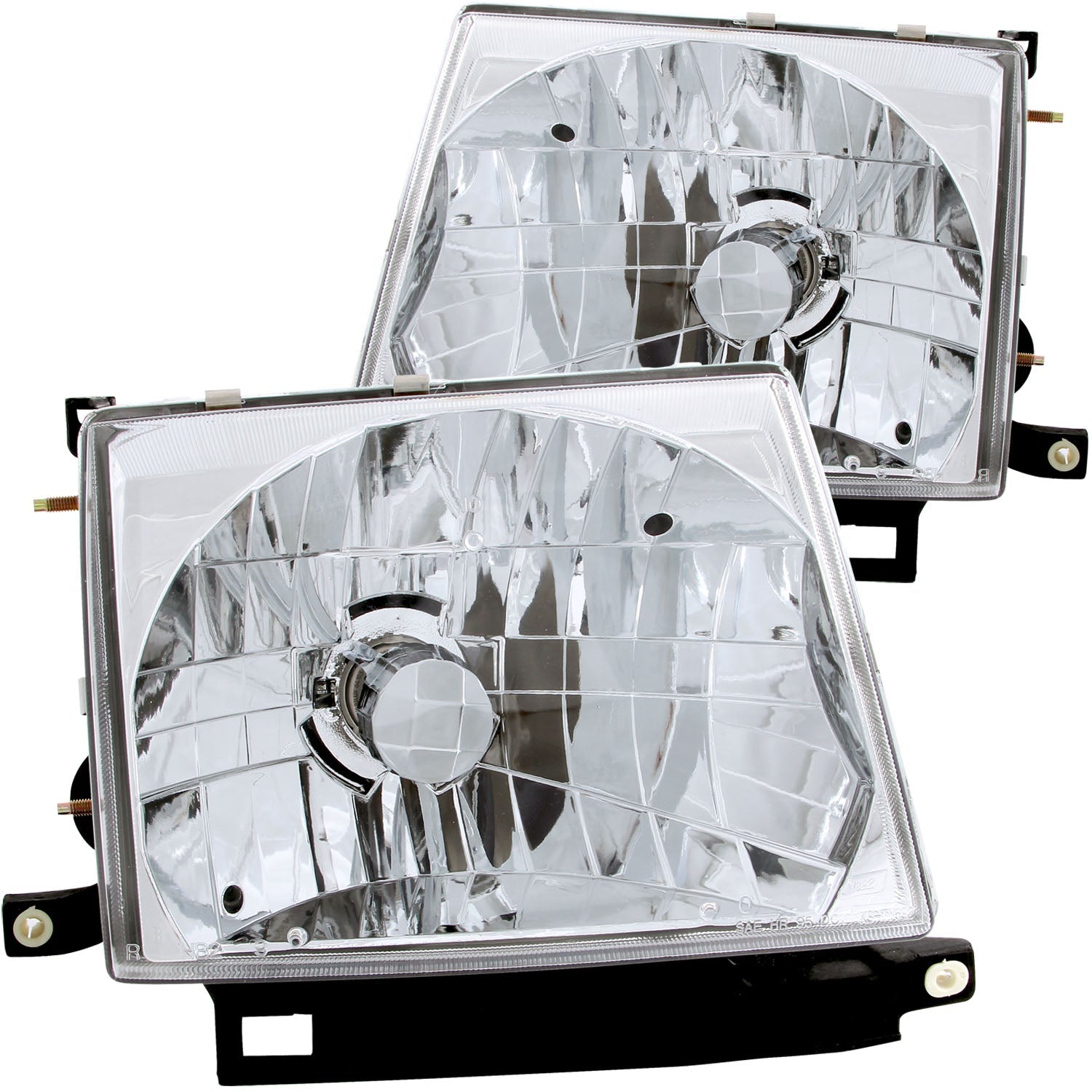 TOYOTA TACOMA 97-00 CRYSTAL HEADLIGHTS CHROME