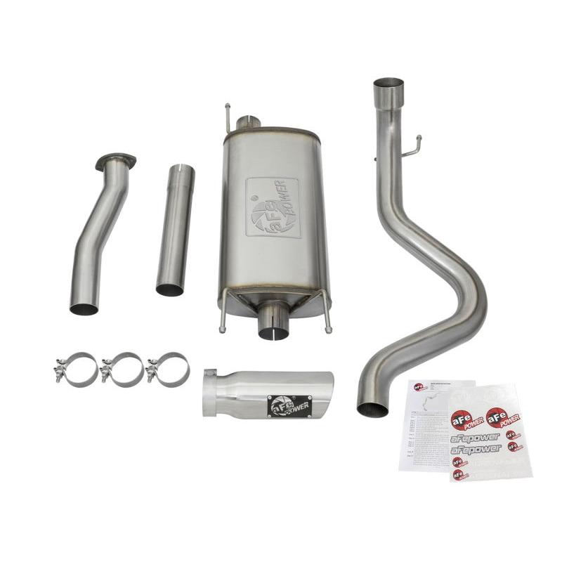 aFe MACHForce XP Cat-Back SS Exhaust w/ Polished Tips 16 Toyota Tacoma V6-3.5L-SR1 Performance