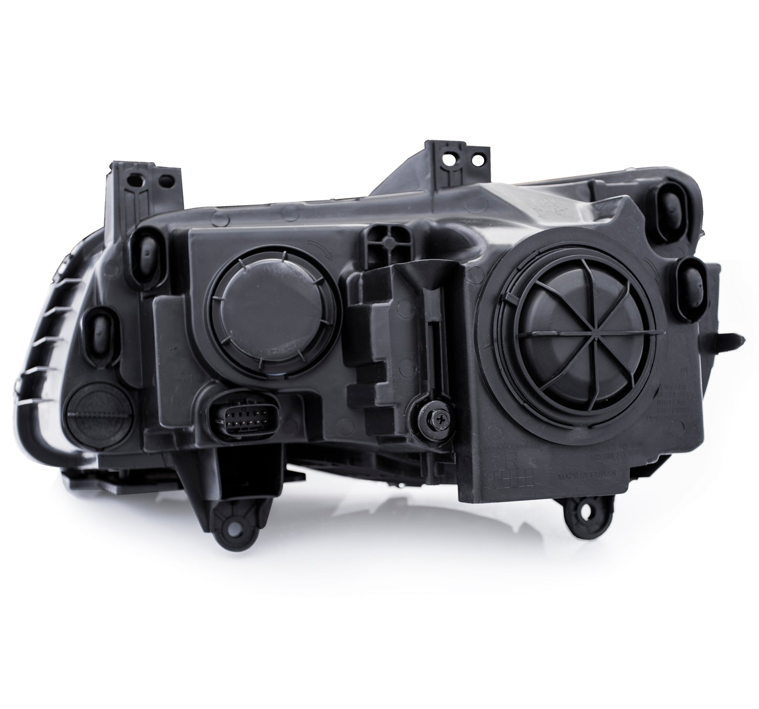 CHRYSLER 300 11-14 PROJECTOR PLANK STYLE HEADLIGHTS BLACK (FOR HALOGEN ONLY)