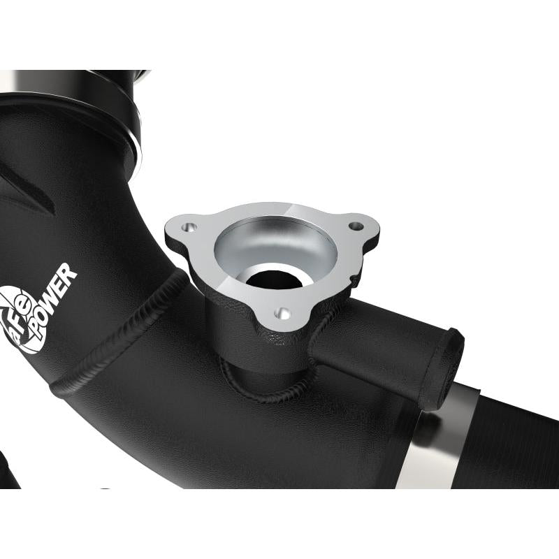aFe 2022 Toyota Tundra V6-3.5L (tt) BladeRunner 2.5in Aluminum Hot Charge Pipe - Black-SR1 Performance