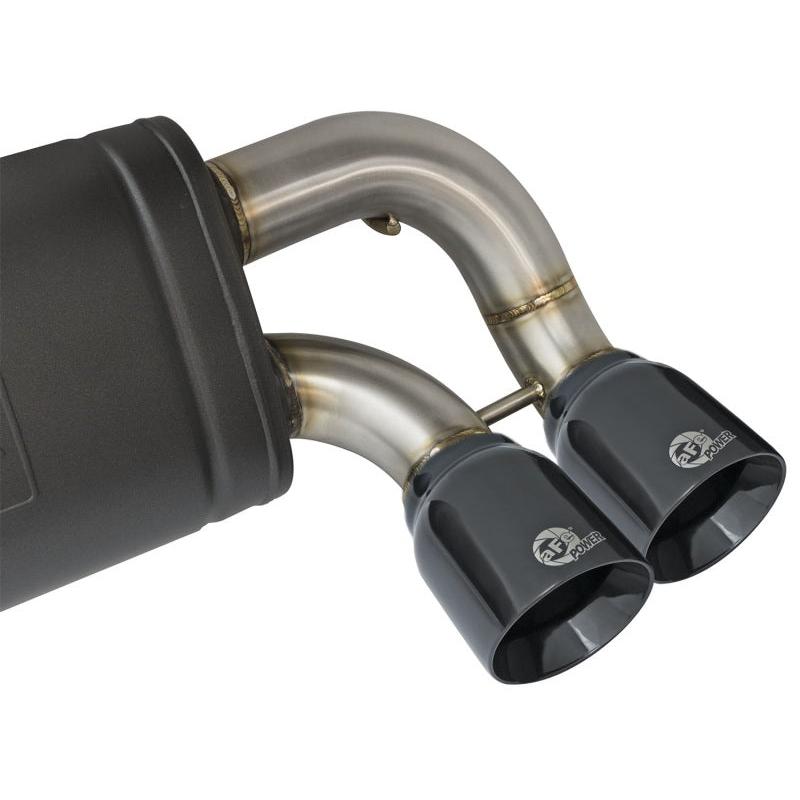 aFe MACHForce XP 3in - 2 1/2in Axle Back 304SS Exhaust w/ Black Tips 16-17 BMW M2 (f87)-SR1 Performance