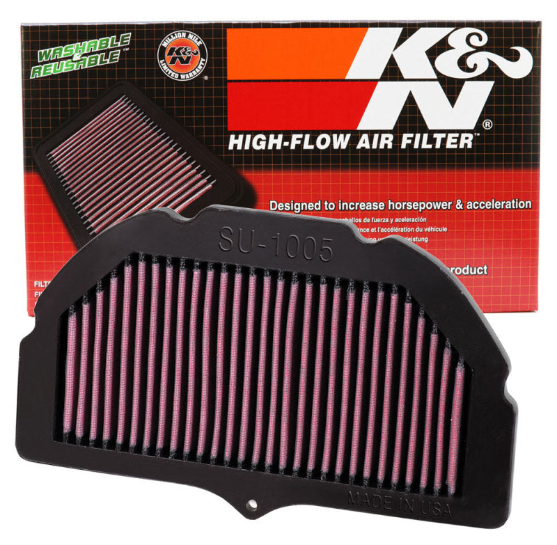 K&N 05-08 Suzuki GSXR 1000 Replacement Air Filter-SR1 Performance