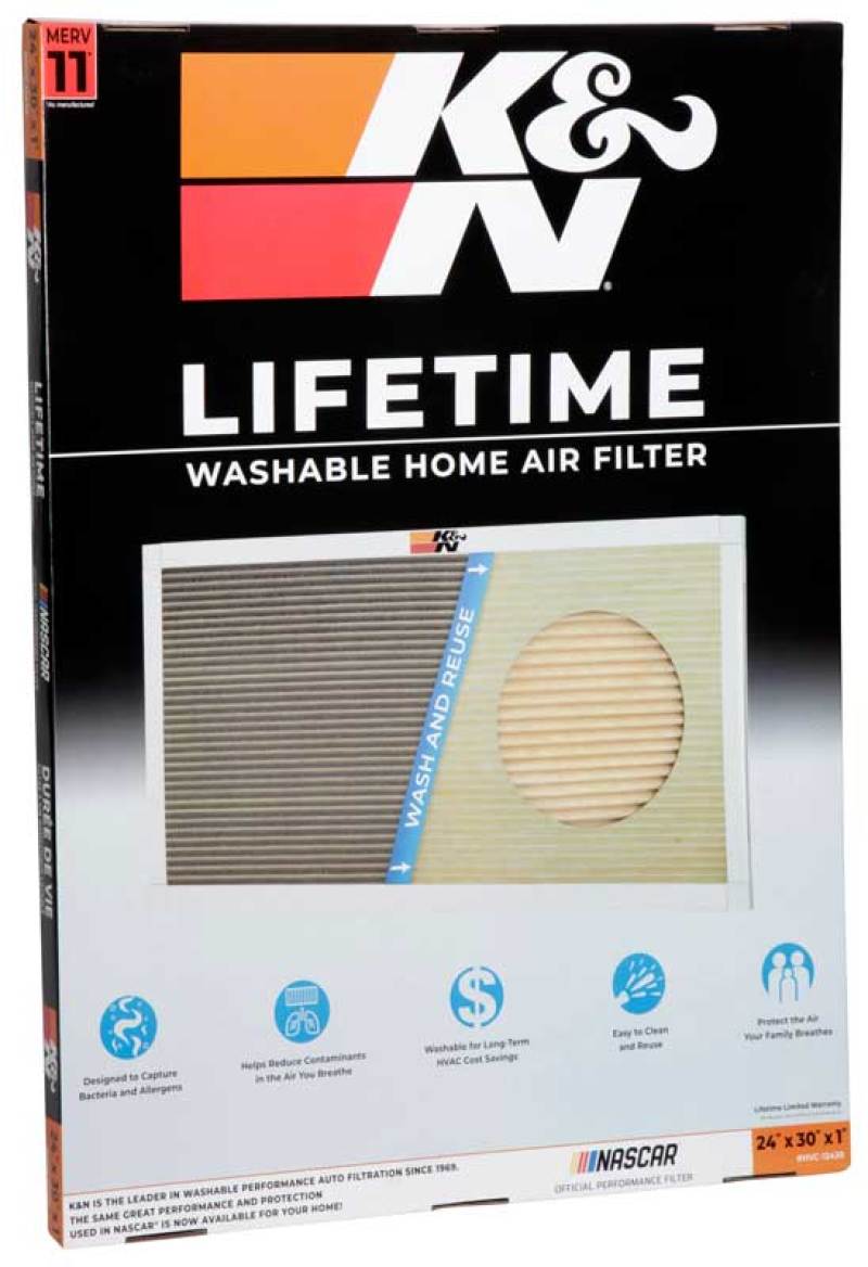 K&N HVAC Filter - 24 x 30 x 1-SR1 Performance