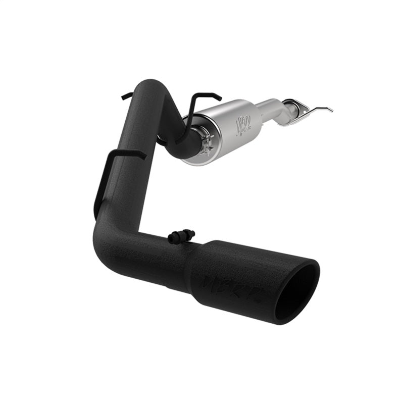MBRP 17+ Chevrolet Colorado 2.5L/3.6L 3in Cat Back Single Side Exit w/ 4in Tip - Back Coated-SR1 Performance