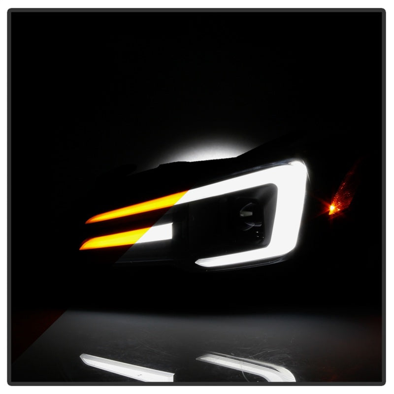 Spyder Subaru Impreza WRX 15-20 Halogen Model Projector Headlights - Black PRO-YD-SWRX15SI-SBSEQ-BK-SR1 Performance